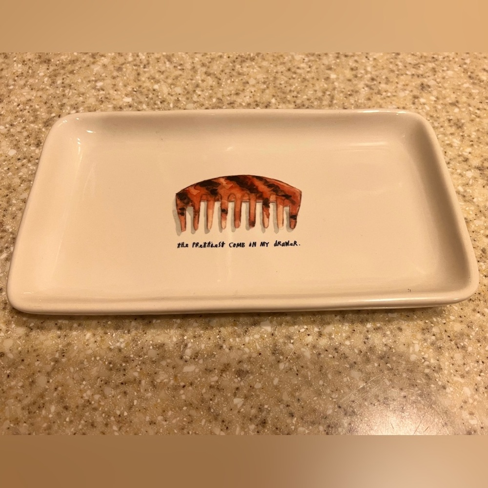 Rae Dunn Make Up Vanity Tray